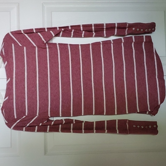 New York Proof Excellence Striped Long Sleeve Tee Size Small - Picture 7 of 9